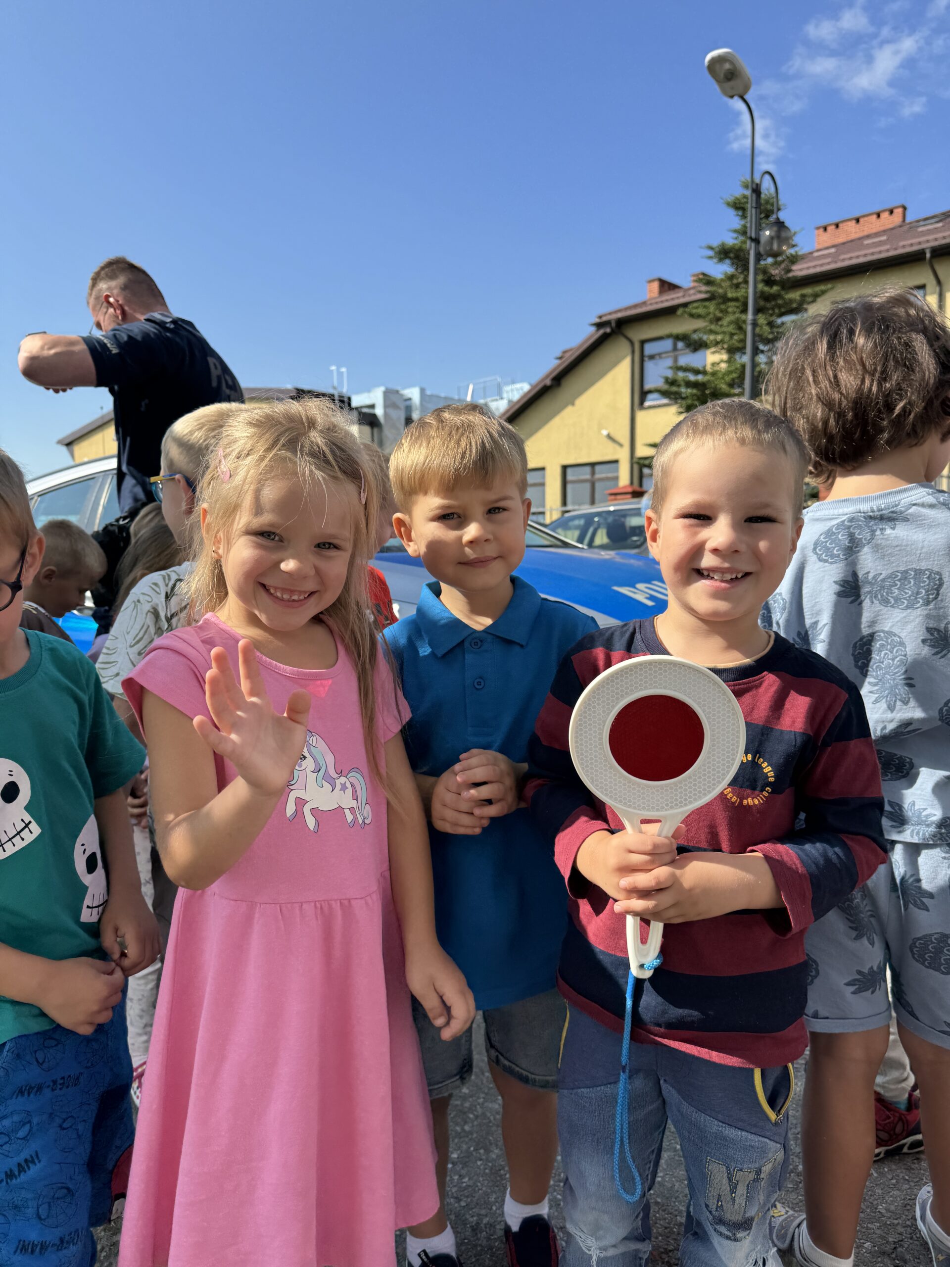 Wizyta policjantów z Komisariatu Policji w Kluczach w naszym przedszkolu
